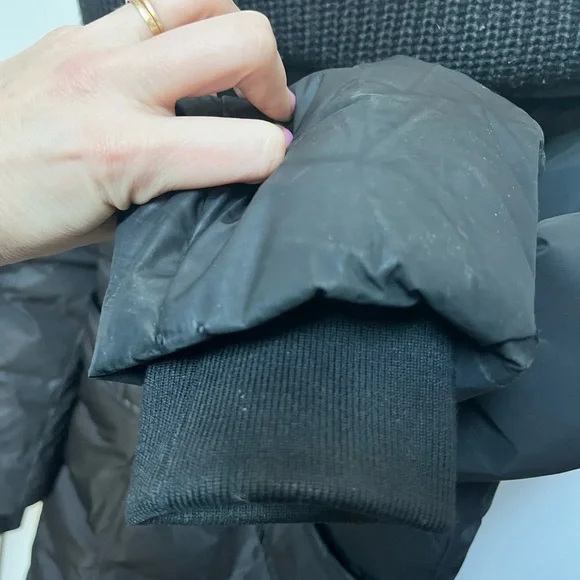 Mackage Brigid Knit & Leather Trim Down Puffer
Parka - Picture 15 of 16